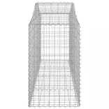30 db íves horganyzott vas gabion kosár 200x50x80/100 cm