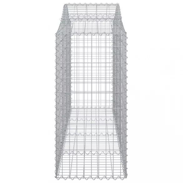 11 db íves horganyzott vas gabion kosár 200 x 50 x 100/120 cm