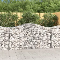13 db íves horganyzott vas gabion kosár 200x50x100/120 cm