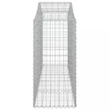14 db íves horganyzott vas gabion kosár 200x50x100/120 cm