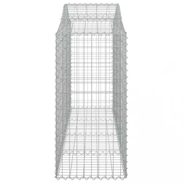 14 db íves horganyzott vas gabion kosár 200x50x100/120 cm