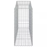 15 db íves horganyzott vas gabion kosár 200x50x100/120 cm