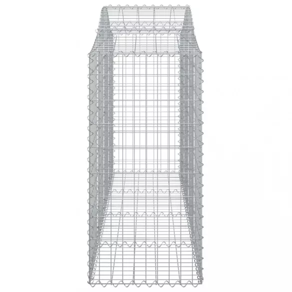 15 db íves horganyzott vas gabion kosár 200x50x100/120 cm