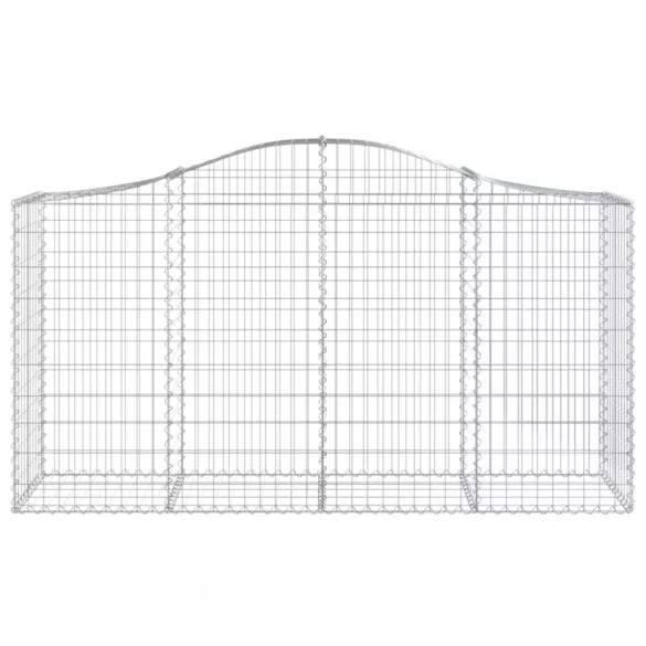18 db íves horganyzott vas gabion kosár 200x50x100/120 cm