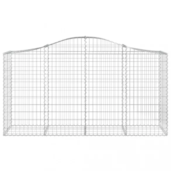 20 db íves horganyzott vas gabion kosár 200x50x100/120 cm