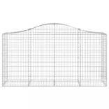 25 db íves horganyzott vas gabion kosár 200x50x100/120 cm