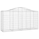 50 db íves horganyzott vas gabion kosár 200x50x100/120 cm