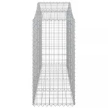 7 db íves horganyzott vas gabion kosár 200x50x120/140 cm