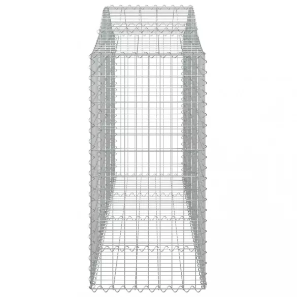 11 db íves horganyzott vas gabion kosár 200x50x120/140 cm