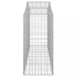 15 db íves horganyzott vas gabion kosár 200x50x120/140 cm