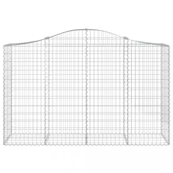 20 db íves horganyzott vas gabion kosár 200x50x120/140 cm