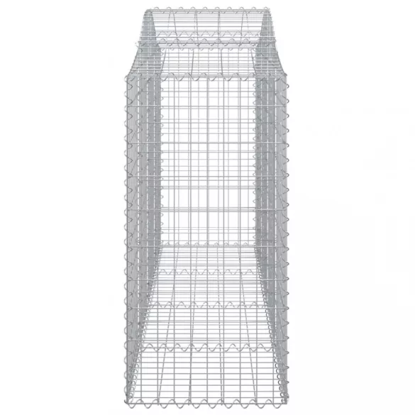 25 db íves horganyzott vas gabion kosár 200x50x120/140 cm