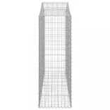 4 db íves horganyzott vas gabion kosár 200x50x140/160 cm