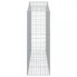 5 db íves horganyzott vas gabion kosár 200x50x140/160 cm
