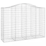 50 db íves horganyzott vas gabion kosár 200x50x140/160 cm