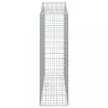 7 db íves horganyzott vas gabion kosár 200x50x160/180 cm