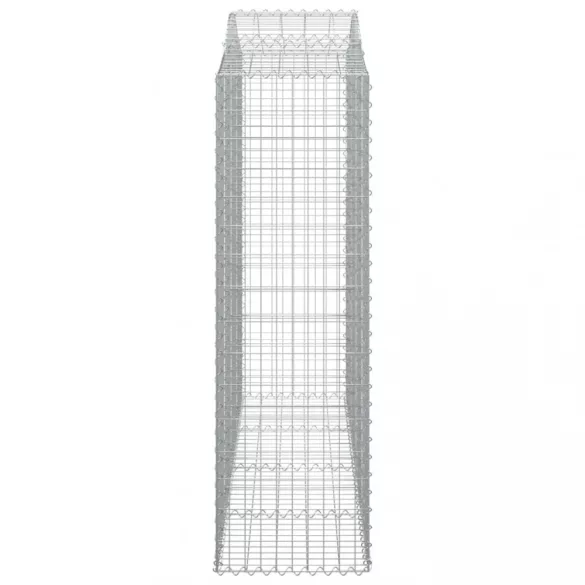 7 db íves horganyzott vas gabion kosár 200x50x160/180 cm
