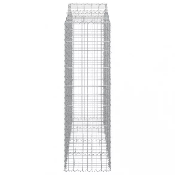 9 db íves horganyzott vas gabion kosár 200x50x160/180 cm