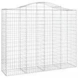 11 db íves horganyzott vas gabion kosár 200x50x160/180 cm
