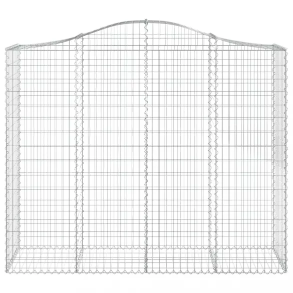11 db íves horganyzott vas gabion kosár 200x50x160/180 cm