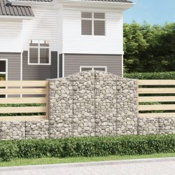 12 db íves horganyzott vas gabion kosár 200x50x160/180 cm