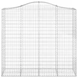 4 db íves horganyzott vas gabion kosár 200x50x180/200 cm