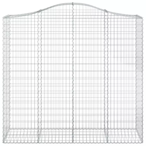 4 db íves horganyzott vas gabion kosár 200x50x180/200 cm