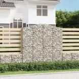 5 db íves horganyzott vas gabion kosár 200x50x200/220 cm