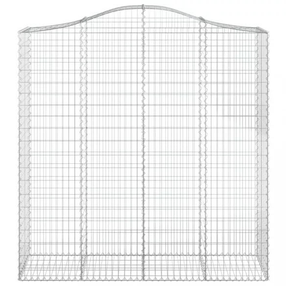 5 db íves horganyzott vas gabion kosár 200x50x200/220 cm