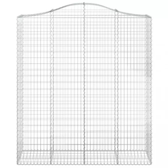 9 db íves horganyzott vas gabion kosár 200x50x220/240 cm