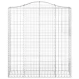 11 db íves horganyzott vas gabion kosár 200x50x220/240 cm