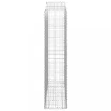 12 db íves horganyzott vas gabion kosár 200x50x220/240 cm