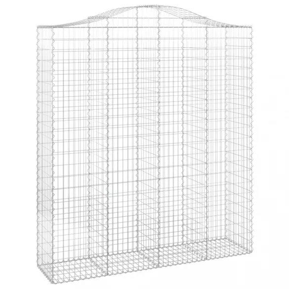 13 db íves horganyzott vas gabion kosár 200x50x220/240 cm