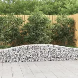 25 db íves horganyzott vas gabion kosár 400x30x40/60 cm
