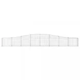 25 db íves horganyzott vas gabion kosár 400x30x40/60 cm