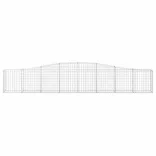 20 db íves horganyzott vas gabion kosár 400x30x60/80 cm
