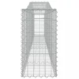 20 db íves horganyzott vas gabion kosár 400x30x60/80 cm