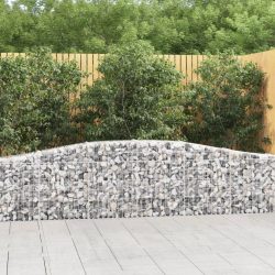 25 db íves horganyzott vas gabion kosár 400x30x60/80 cm