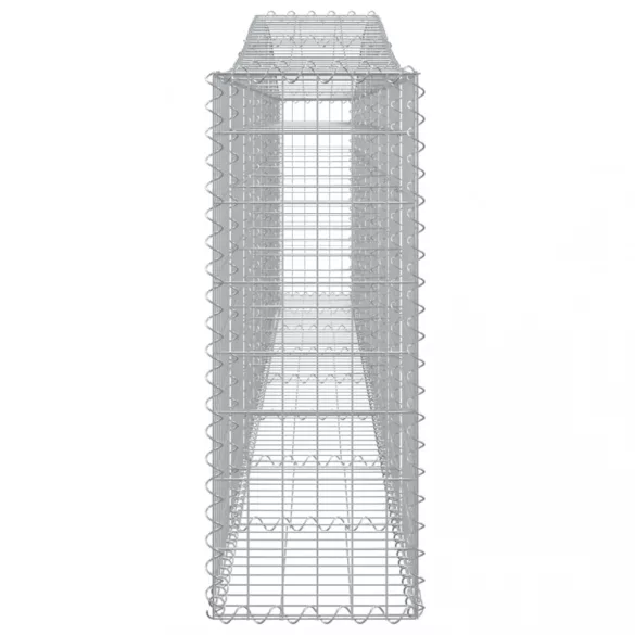 25 db íves horganyzott vas gabion kosár 400x30x80/100 cm