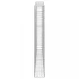 3 db íves horganyzott vas gabion kosár 400x30x220/240 cm