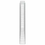 6 db íves horganyzott vas gabion kosár 400x30x220/240 cm