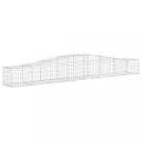 25 db íves horganyzott vas gabion kosár 400x50x40/60 cm