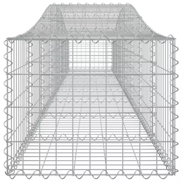 25 db íves horganyzott vas gabion kosár 400x50x40/60 cm