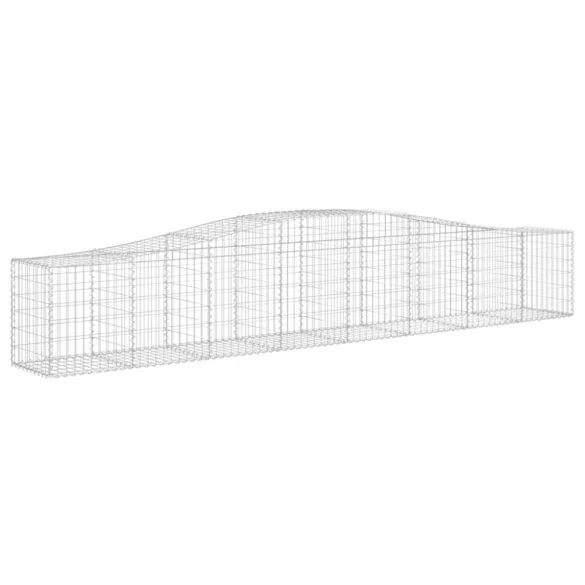 20 db íves horganyzott vas gabion kosár 400x50x60/80 cm