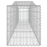 20 db íves horganyzott vas gabion kosár 400x50x60/80 cm