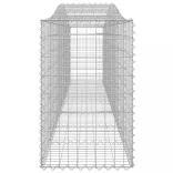 25 db íves horganyzott vas gabion kosár 400x50x80/100 cm