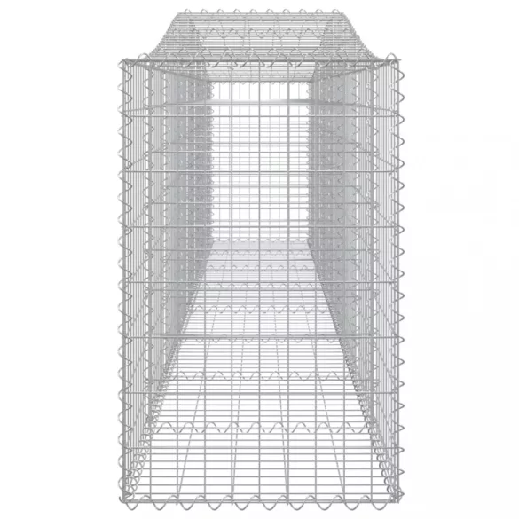 25 db íves horganyzott vas gabion kosár 400x50x80/100 cm