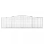 7 db íves horganyzott vas gabion kosár 400x50x100/120 cm
