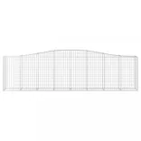 9 db íves horganyzott vas gabion kosár 400x50x100/120 cm