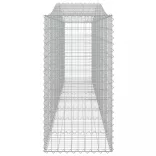10 db íves horganyzott vas gabion kosár 400x50x100/120 cm